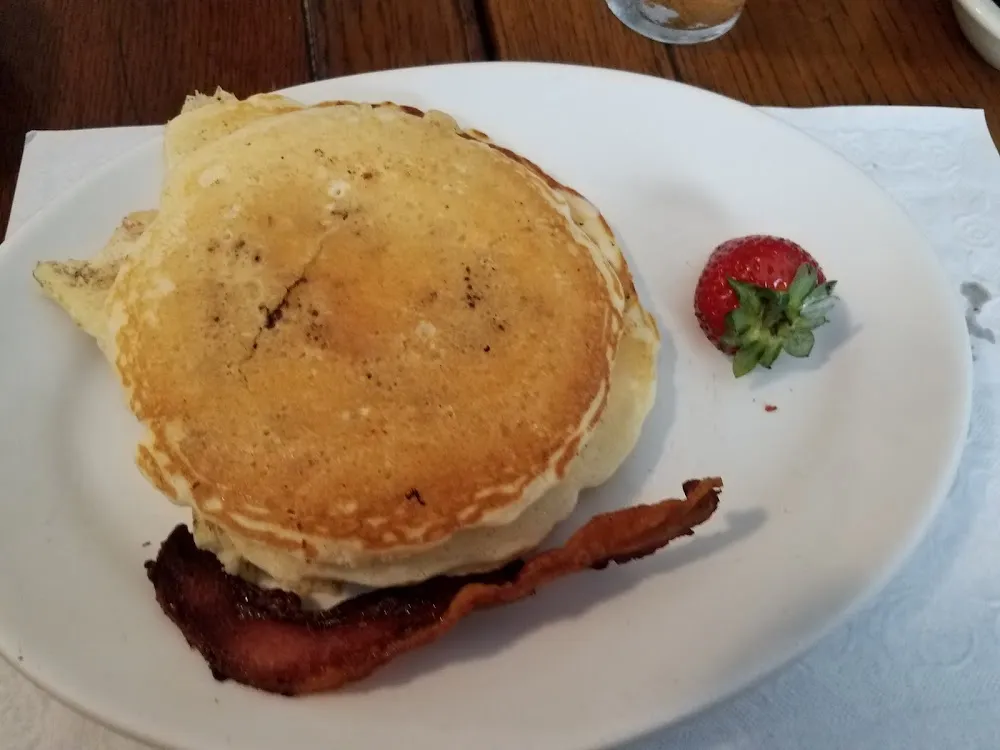 Pancakes with Side of Bacon